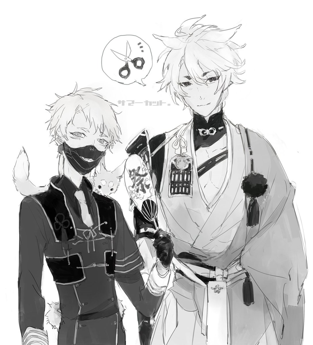 刀剣乱舞 小狐丸と鳴狐のショートカット とある審神者 とうらぶ速報 刀剣乱舞まとめブログ 刀剣乱舞 小狐丸と鳴狐のショートカット とある審神者 とうらぶ速報 刀剣乱舞まとめブログ