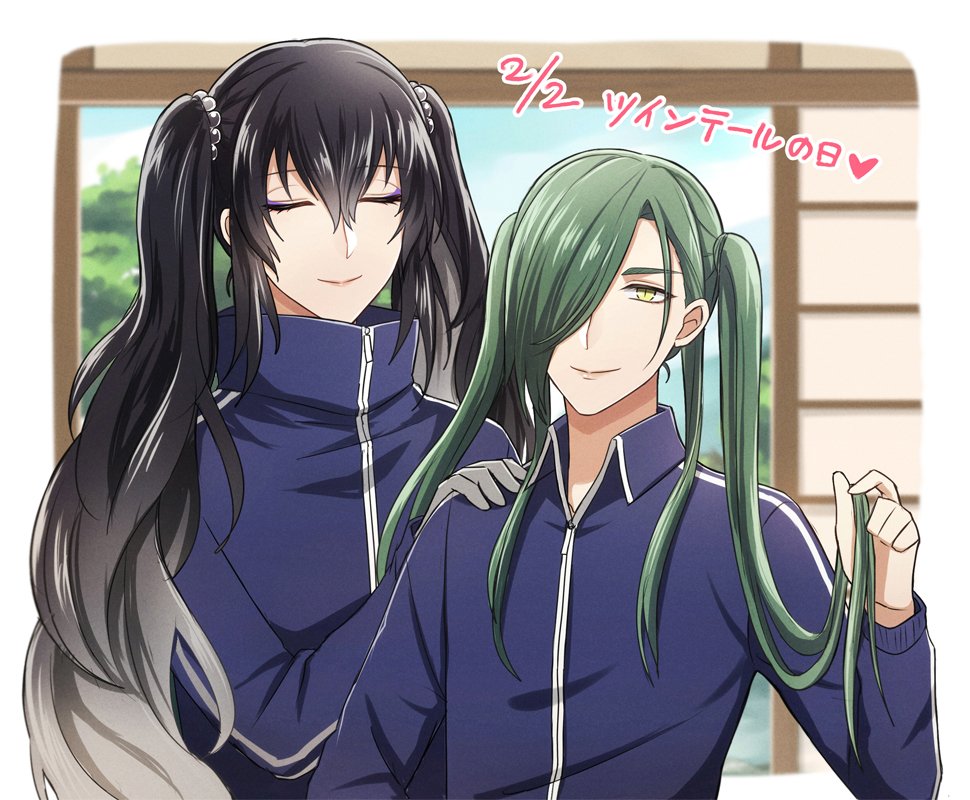 刀剣乱舞 数珠丸さんと青江のツインテール とある審神者 とうらぶ速報 刀剣乱舞まとめブログ