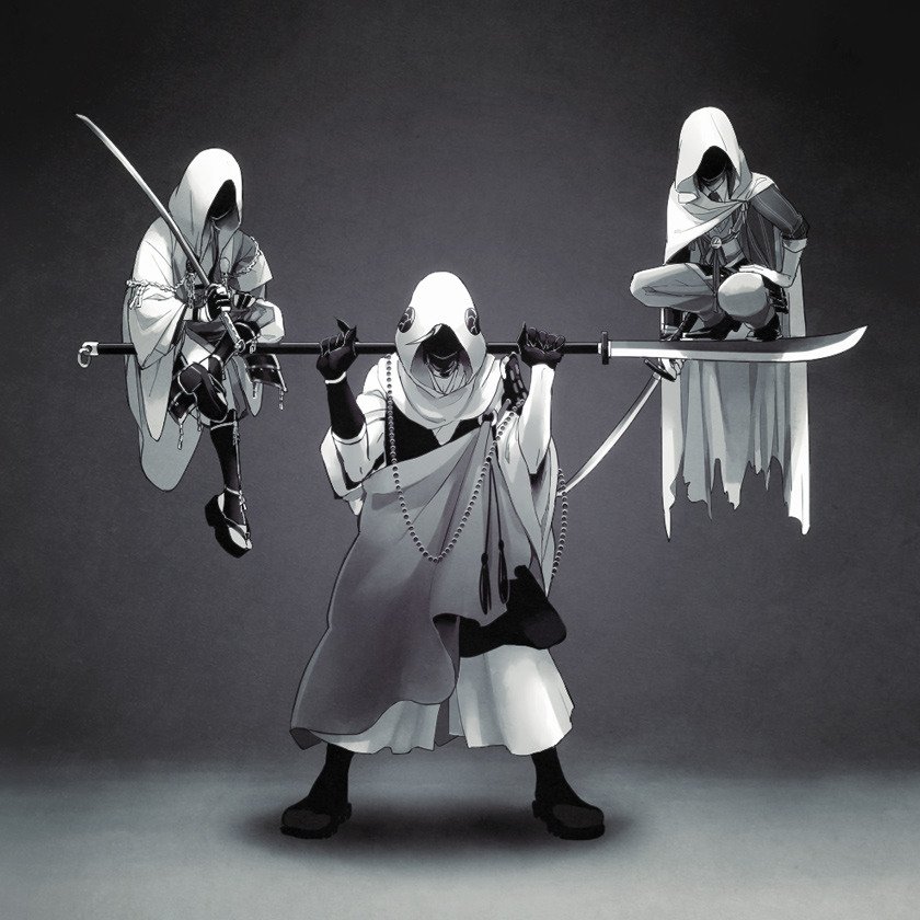 刀剣乱舞 山姥切と鶴丸と岩融の白フード組 とある審神者 とうらぶ速報 刀剣乱舞まとめブログ