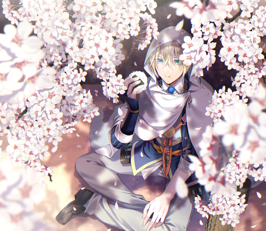 刀剣乱舞 桜を見ながらおにぎりを食べる山姥切 とある審神者 とうらぶ速報 刀剣乱舞まとめブログ 刀剣乱舞 桜を見ながらおにぎりを食べる山姥切 とある審神者 とうらぶ速報 刀剣乱舞まとめブログ