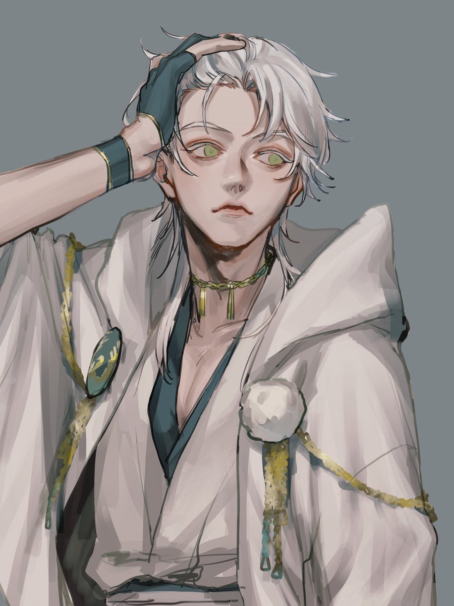 刀剣乱舞 髪をかきあげる鶴丸さん とある審神者 とうらぶ速報 刀剣乱舞まとめブログ