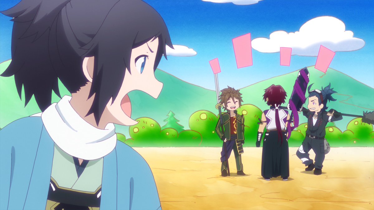 刀剣乱舞 アニメ 花丸 8話直前に三名槍が揃うカットを1枚公開 とうらぶ速報 刀剣乱舞まとめブログ 刀剣乱舞 アニメ 花丸 8話直前に三名槍が揃うカットを1枚公開 とうらぶ速報 刀剣乱舞まとめブログ