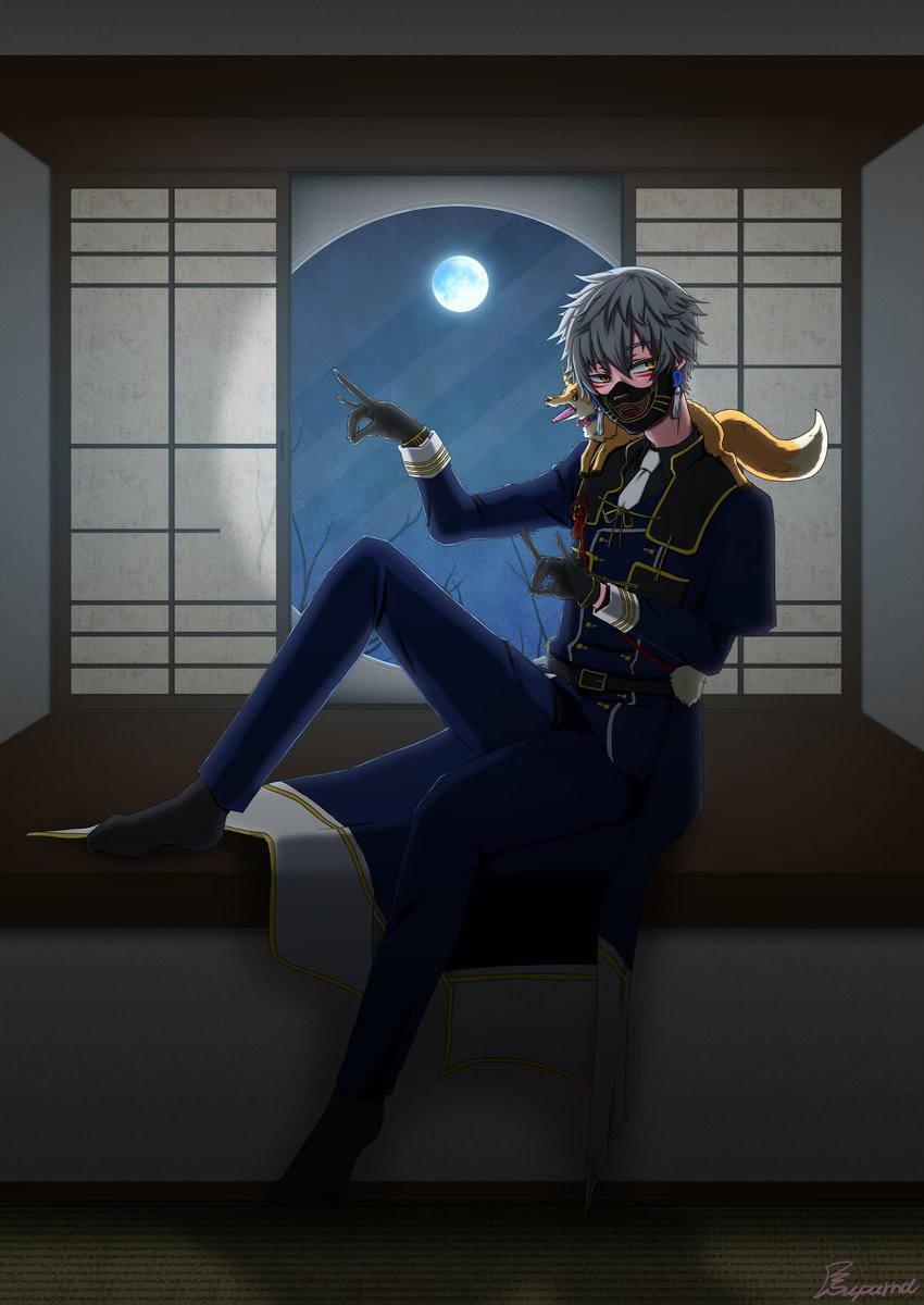 刀剣乱舞 鳴狐とお月見 とある審神者 とうらぶ速報 刀剣乱舞まとめブログ