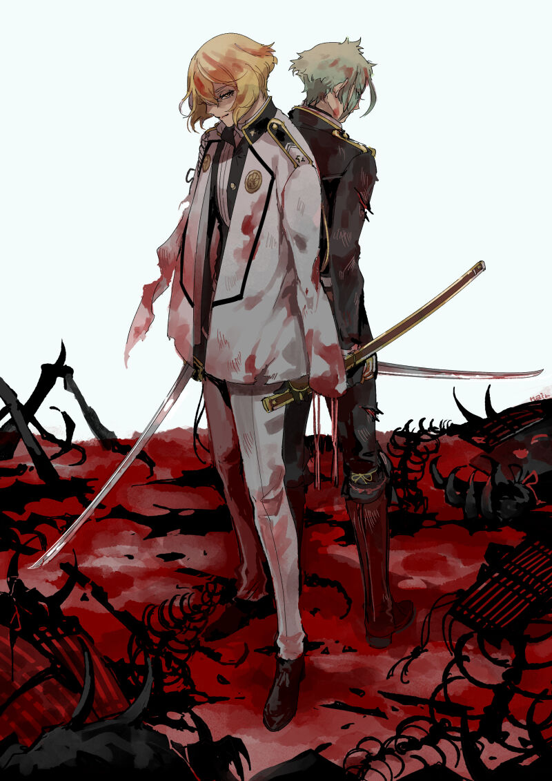 刀剣乱舞 敵の返り血を浴びる髭切と膝丸 とある審神者 とうらぶ速報 刀剣乱舞まとめブログ