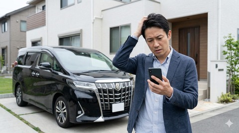 「残クレ」で念願のアルファードを手に入れたサラリーマン（45）の末路・・・