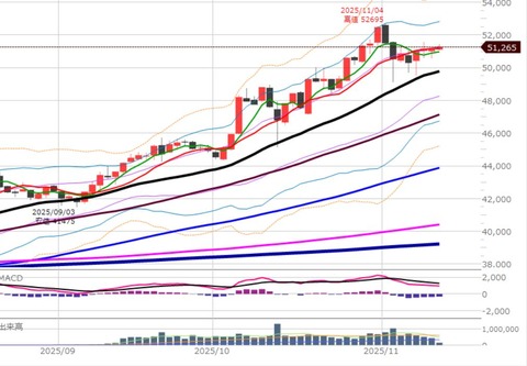 1113ナイトの日足チャート