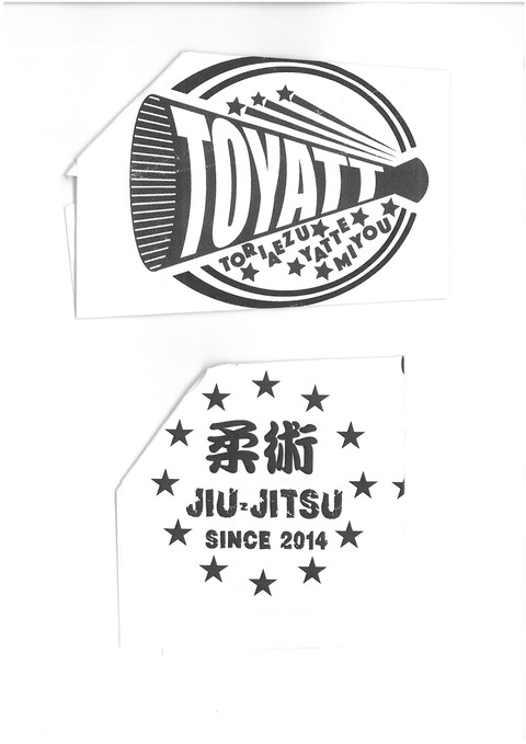 TOYATTパーカー左胸&右肩