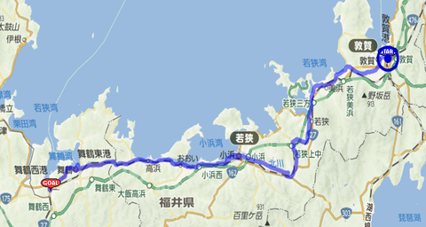 敦賀から西舞鶴