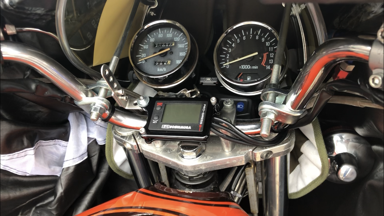 ゼファー400 ヨシムラ油温計取り付け : 魔流堕威〜大野城狂走連盟〜