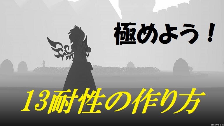 極めよう 13耐性の作り方 トワログ