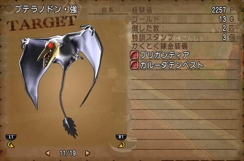 プテラノドン強・鳥