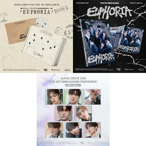 ALPHA DRIVE ONE THE 1ST MINI ALBUM 'EUPHORIA' 日本限定特典付きで