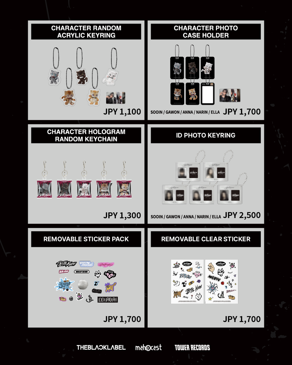 MEOVV 日本ポップアップ　購入特典　8枚 MEOVV POP UP 