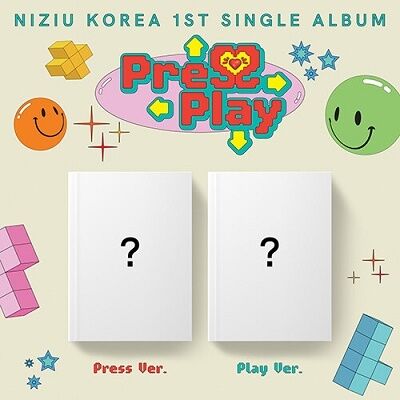 NiziUの記念すべき韓国デビュー作品『Press Play』日本限定特典付販売 ...