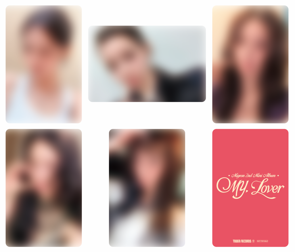 MIYEON】2nd Mini Album『MY, Lover』発売記念タワーレコード対象店舗