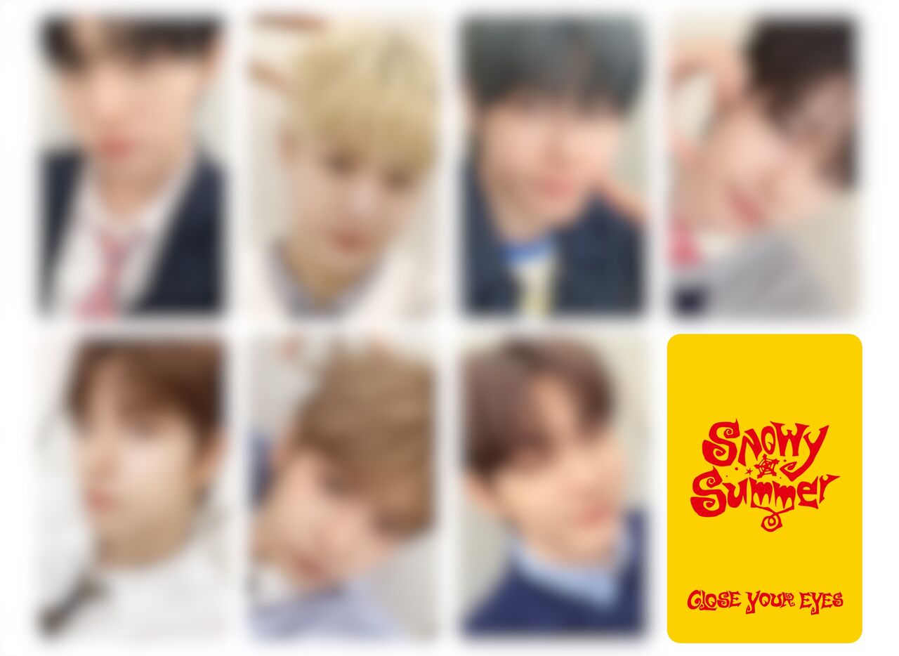 CLOSE YOUR EYES クルユア ツーショット 特典券 8/29 スンホ CLOSE YOUR EYES クルユア ラキドロ メクス トレカ スンホ