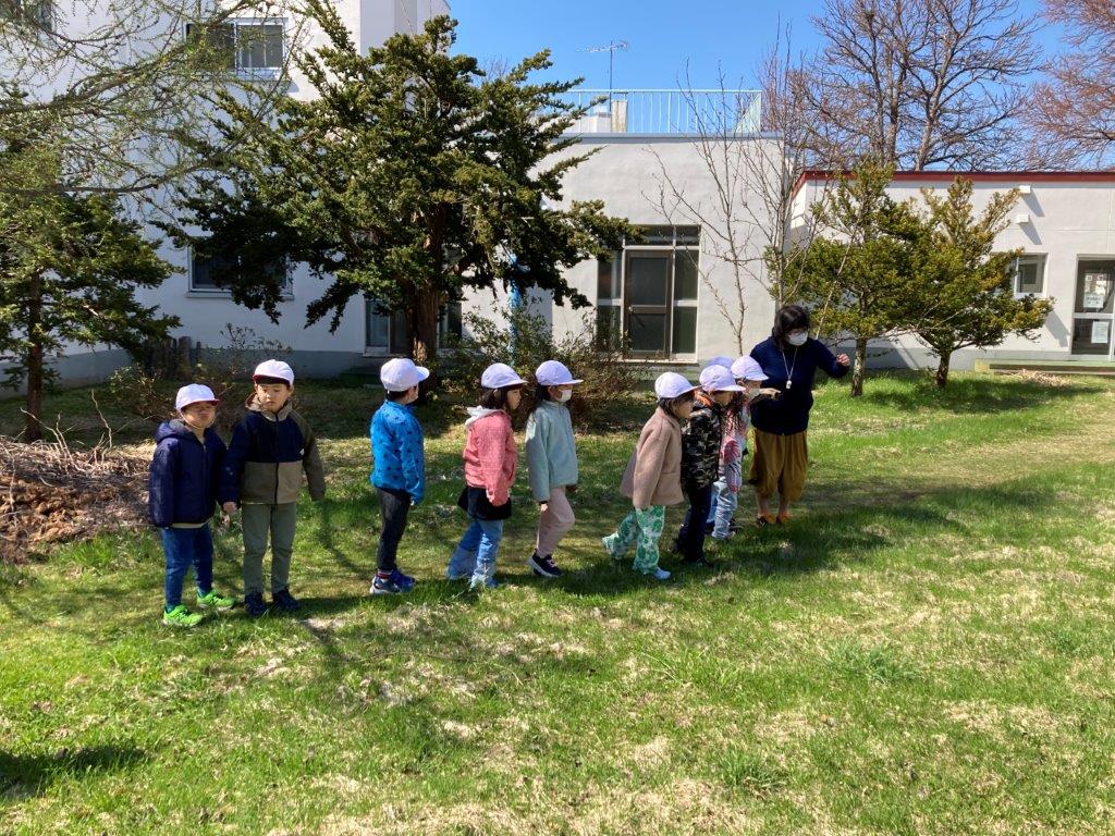 1・3年生 校舎周りで生物観察 : とうや小学校 大好き！