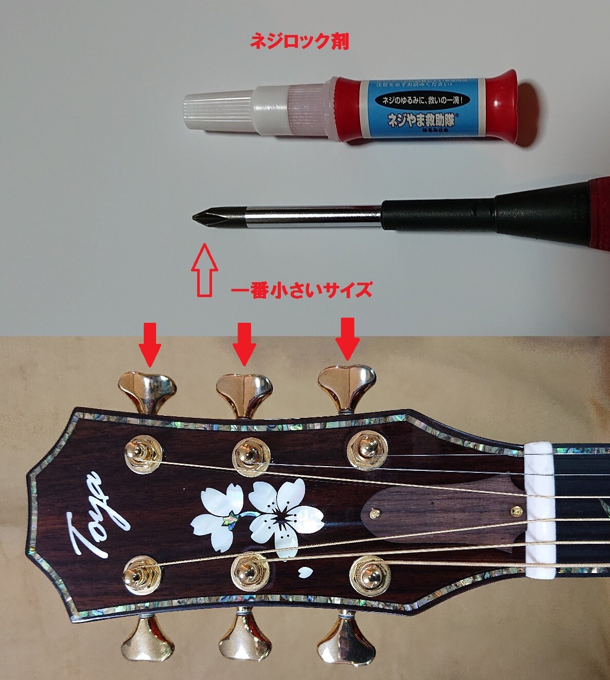 ペグのトルク調整について toyaギター 夢を形に 趣味のオーダーメイドギター ペグのトルク調整について toyaギター 夢を形に 趣味のオーダーメイドギター
