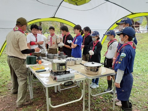 [富山10団] 令和4年秋季合同野営その２