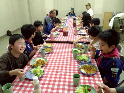 [富山10団] ５月の隊活動　「テントで寝よう」