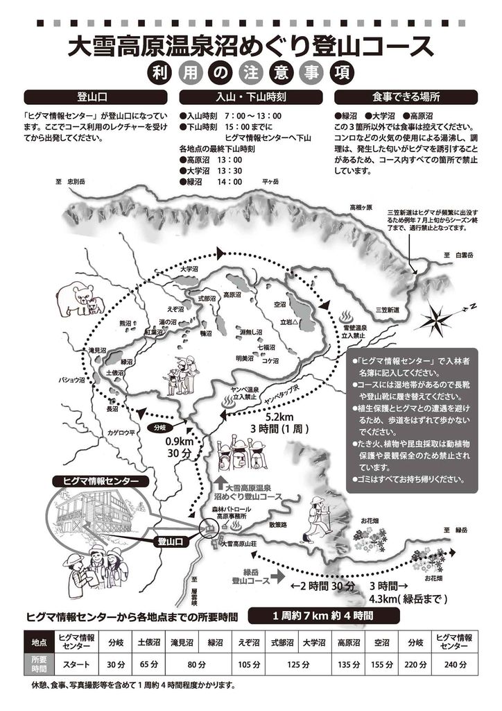 大雪高原温泉沼巡り のんきトラさん 何処いくの 大雪高原温泉沼巡り のんきトラさん 何処いくの