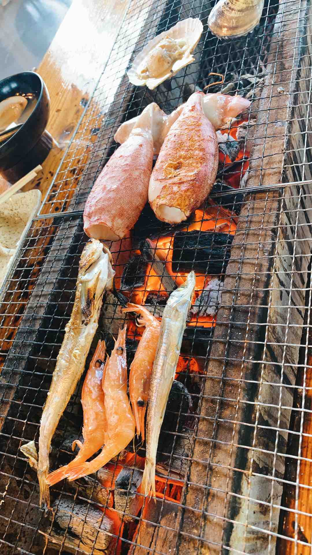 海の駅蜃気楼 海鮮浜焼きでイカ焼きゲット とやもん 男の昼ごはん