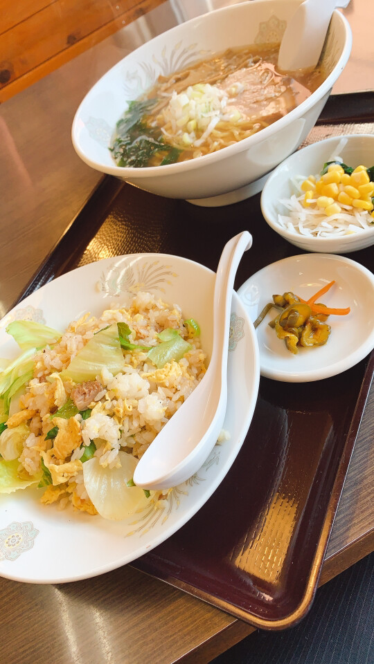 糸魚川 ラーメン お勧めランチ ラーメンセット 龍喜 とやもん 男の昼ごはん