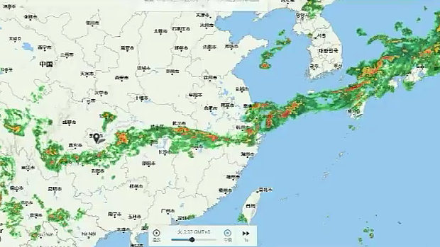 日本に洪水をもたらした雨雲、どう見ても中国大陸から流れてきている！