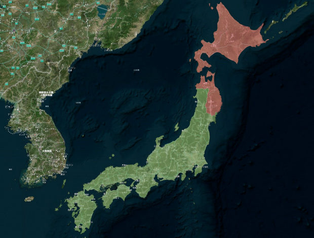 【画像】ウクライナの占領された領土面積を日本に当てはめると、これは…!?