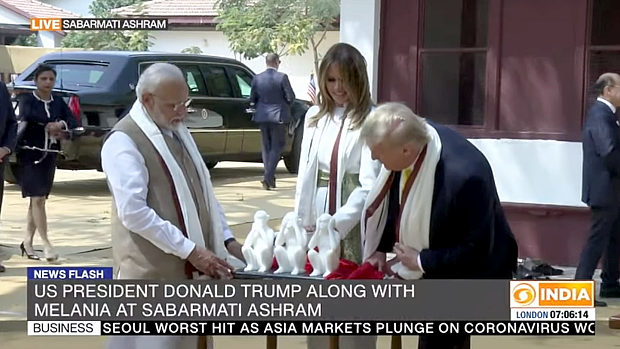 インド、モディ首相がトランプ米大統領に日本「三猿」の彫刻を贈る！