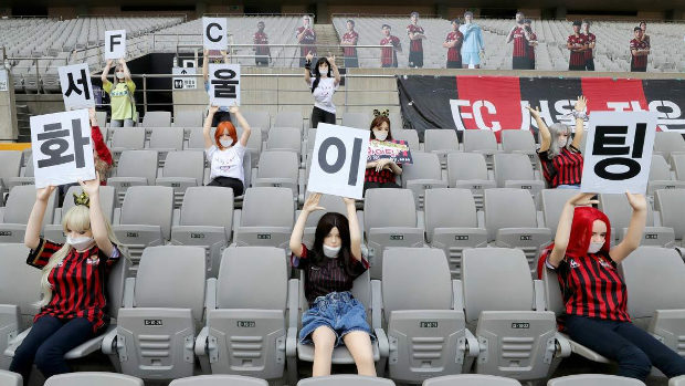 韓国、Kリーグの観客席に「ラブドール」騒動、リーグ史上最高額の罰金に！