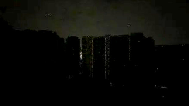 中国で大停電