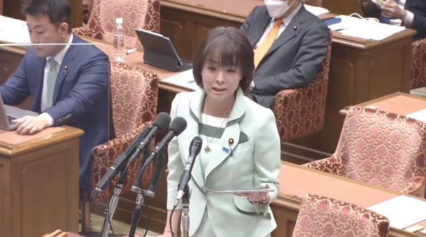 自民･杉田水脈「将来、食べ物が無くなるからコオロギを食べようと言われ子供を産もうと思うのか」