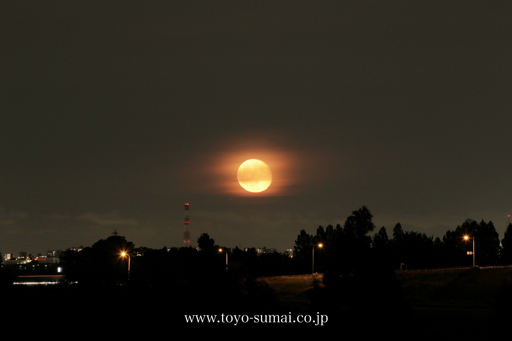 月が綺麗な さいたまの風景 新発見 さいたま の風景写真ブログ