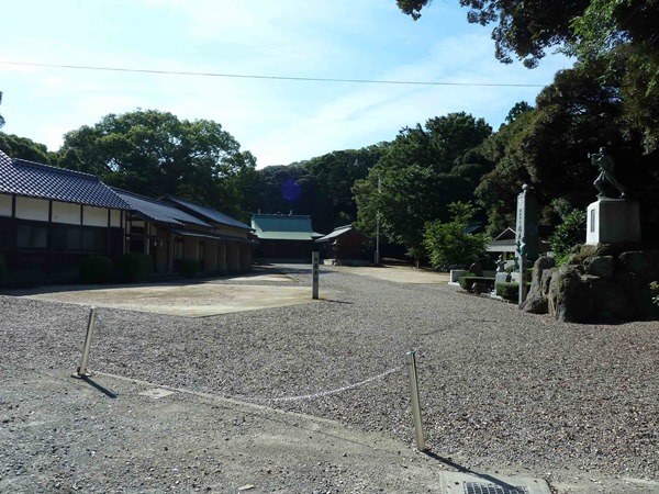 島根県浜田市の護国神社。