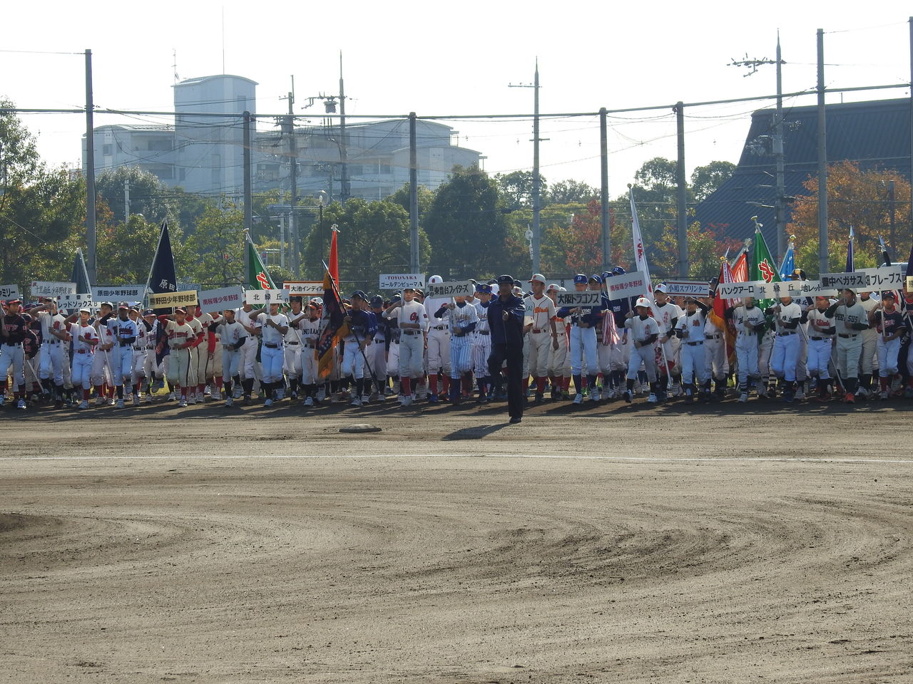 第40回記念豊中秋季大会開会式 豊中市少年野球連盟