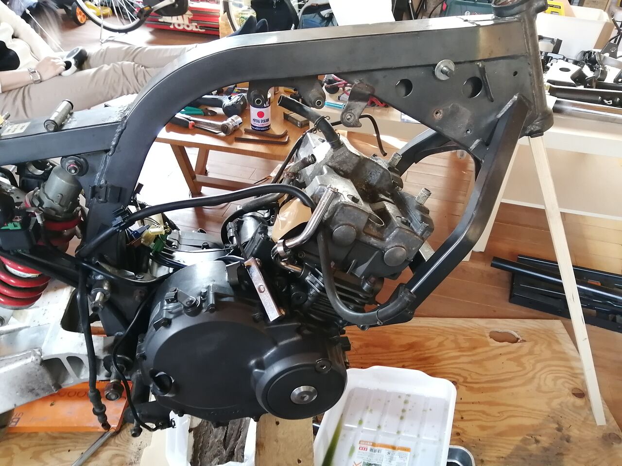 ホーネット250 エンジン ☆MC31 エンジンブローしたエンジン OH素材に！