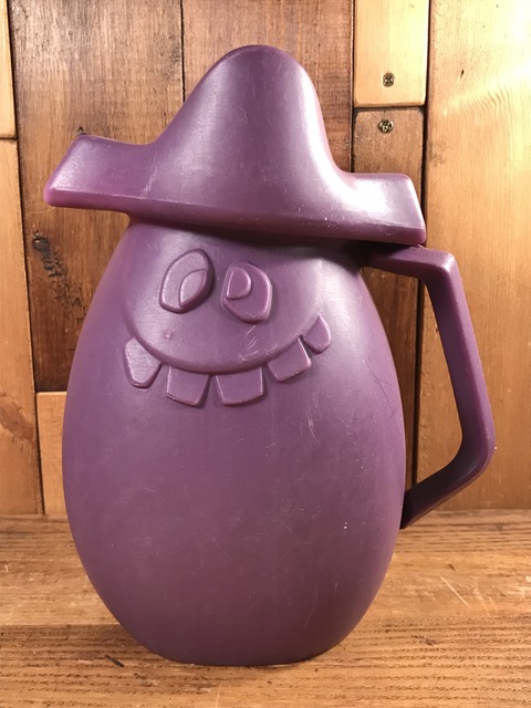 Vintage Pillsbury Funny Face Goofy Grape Drink Pitcher (1)