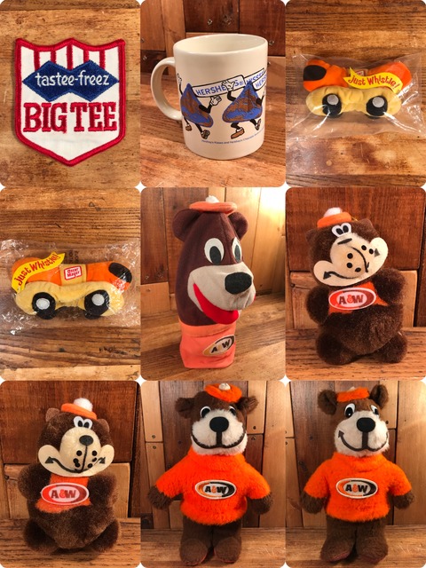 Vintage A&W Rootbeer Bear Plush Doll