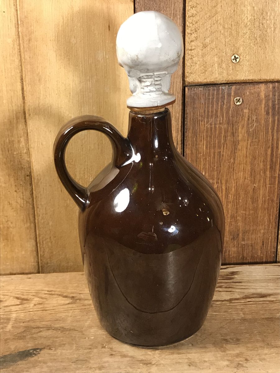 陶器製のスカル、ポイズンボトル50~60'sビンテージアイテムを 陶器製のスカル、ポイズンボトル50~60'sビンテージアイテムを