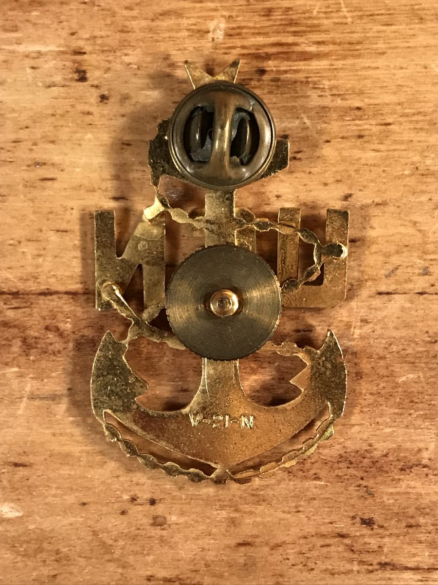 CRAFT-ENTERPRISE 2022年度版 U.S.N Anchor pin's badge