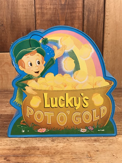 Vintage Lucky's Pot O' Gold Coin Bank (1)