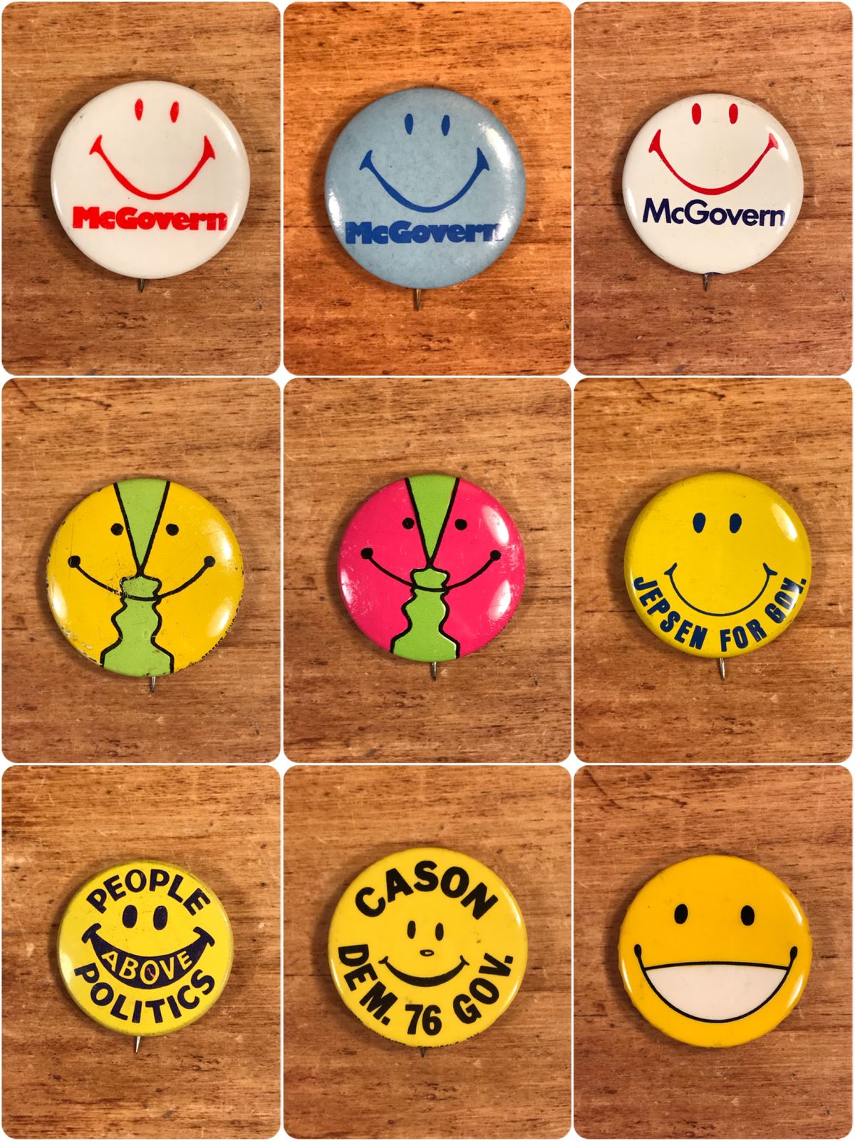 Smile “Denhams” Pin Backs スマイル ビンテージ 缶バッジ