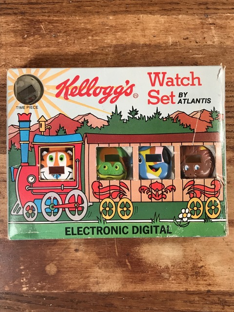 Vintage Kellogg's Electronic Digital Watch Set (3)