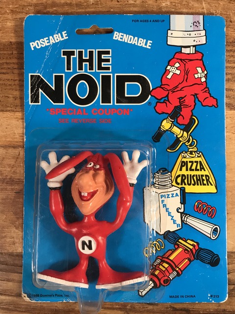 Vintage Domino's Pizza “The Noid” Bendable PVC Figure (1)