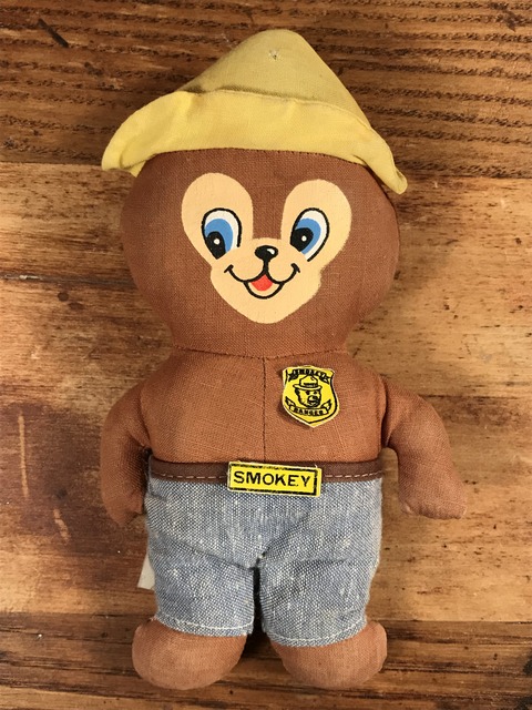 Vintage Knickerbocker Smokey Bear Miniature Doll (1)