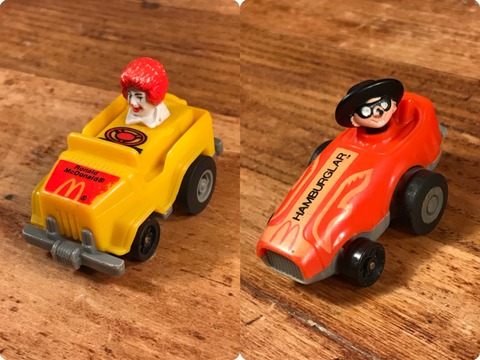 Vintage McDonald's Fast Macs “Ronald” Pull Back Car