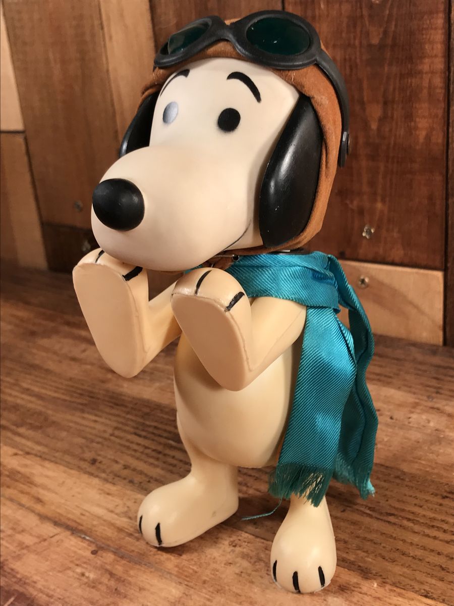 スヌーピー フライングエース オルゴール 1988年 ビンテージ SNOOPY