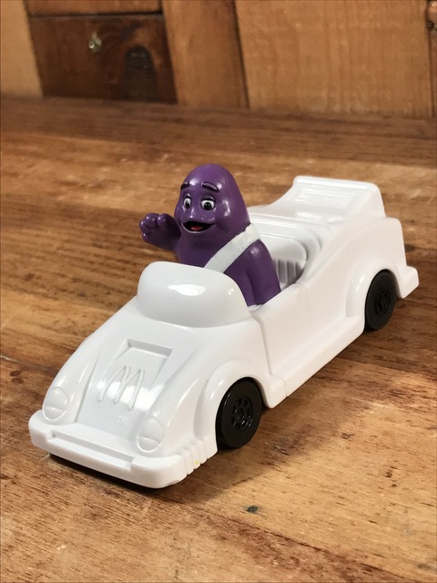 Vintage McDonald's Connect-a-Car “Grimace” Happy Meal Toy (2)