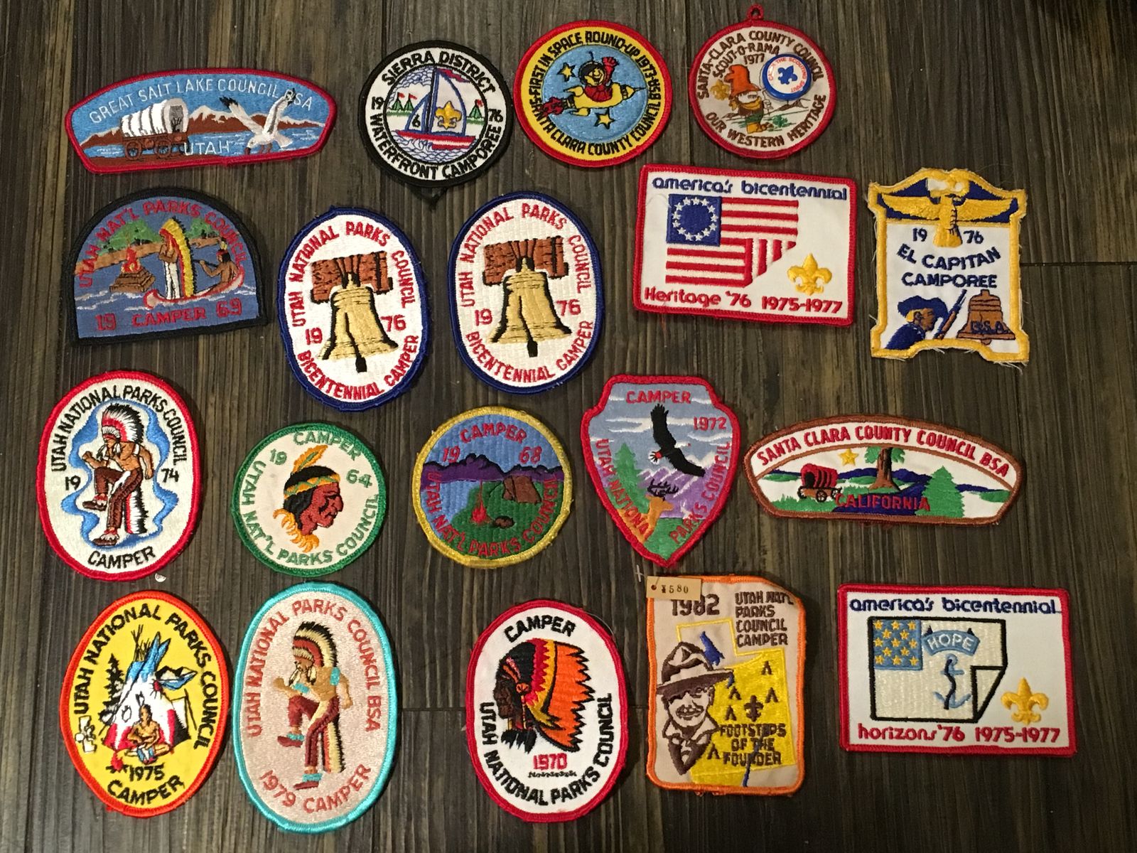 2枚セット ガールズ ボーイズ スカウト ベスト vintage ワッペン 古着